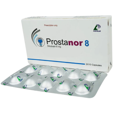 Prostanor 8mg Capsule 10's Strip image