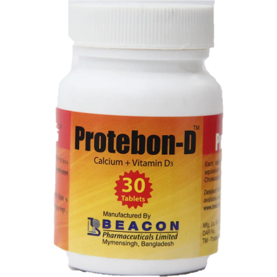 Protebon-D500 mg Plus 200 IU Tablet image