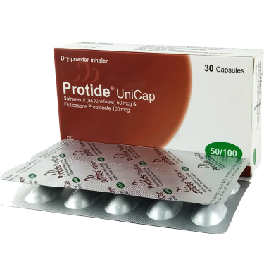 Protide 50 mcg Plus 100 - 10's Strip Inhalation Capsule image