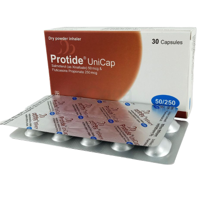 Protide 50 mcg Plus 250 mcg Inhalation Capsule image