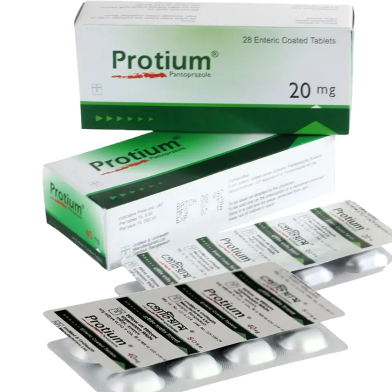 Protium 20 mg - 10's Strip Tablet image