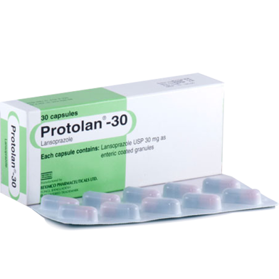 Protolan 30 mg Capsule 10's Strip image