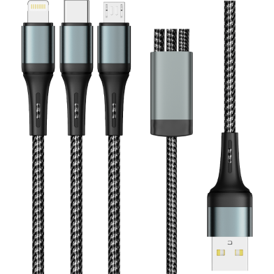 Proton Fast Charging-USB Cable-Spark- 3 IN 1 image