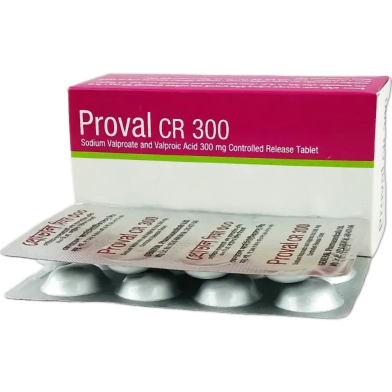 Proval Cr 300 mg Tablet 8's Strip image