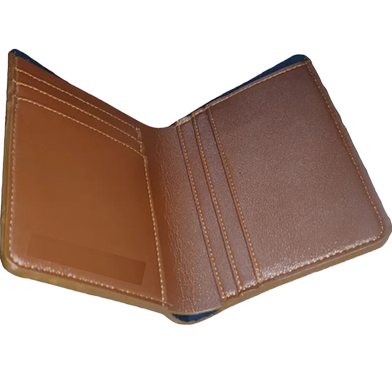 Pu Leather Money Bag For Men With Card Holder Chocolate Colour Slide 3