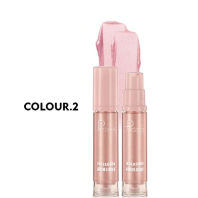 Pudaier Highlighter Makeup Gold Liquid Face Eye Contour Brightener Glow Shimmer image