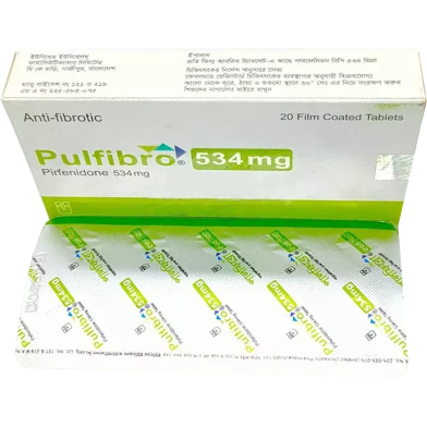 Pulfibro 534mg (1 Strip) - 10 Film Coated Tablet image