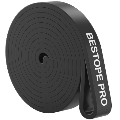 Pull Up Assist Resistance Bands - 7 Levels for Fitness and Powerlifting 7kg-14kg Black image