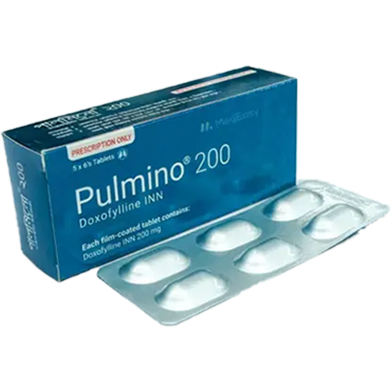 Pulmino 200 mg - 6's Strip Tablet image
