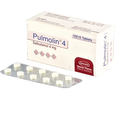 Pulmolin 4 mg - 10's Strip Tablet image