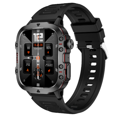 Pulse (S1) Smartwatch with 1.96 Inch IPS Hd Display Black image