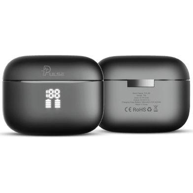 Pulse T05 TWS Bluetooth 5.3 Touch Control Earbuds Black image