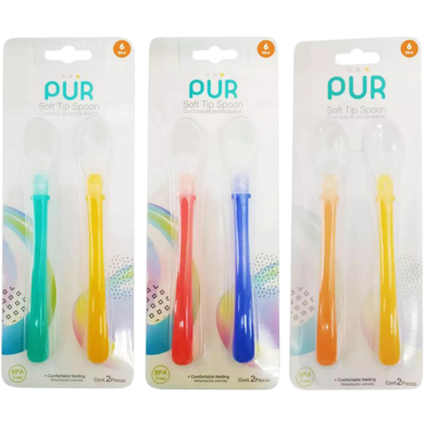 Pur Long Handle Soft Tip Spoon (2pcs) image