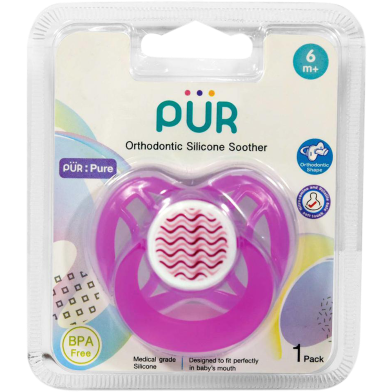 Pur Orthodontic Silicone Soother (6m plus) image