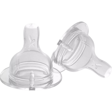 Pur Silicone W/N Nipple - S (2pcs) (Slow Flow) image