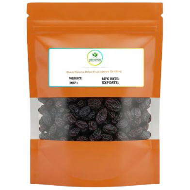Pure Harvest Black Raisins Dried Fruit 250 gm image