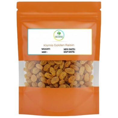 Pure Harvest Kismis Golden Raisin (Seedless) 500 gm image