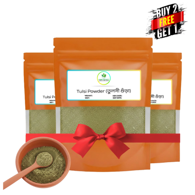 Pure Harvest Tulsi Powder Buy 2 Get 1 Free 250 gm image