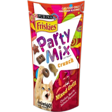 Purina Friskies Party Mix Cat Treats - Mixed Grill Treat 60g image