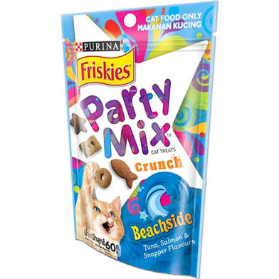 Purina Friskies Party Mix Cat Treats - Mix Beachside Treat 60g image