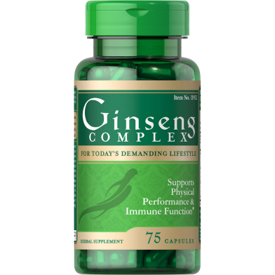 Puritan’s Pride Ginseng Complex 75 Capsules image