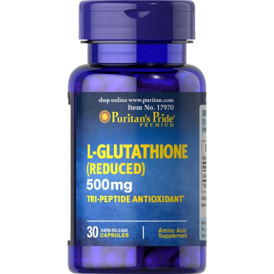 Puritan’s Pride L-Glutathione 500 mg 30 Capsules image