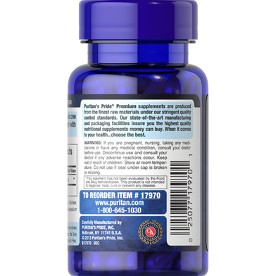 Puritan's Pride L-Glutathione 500 mg 30 Capsules : Puritan's Pride Puritan's Pride L-Glutathione 500 mg 30 Capsules : Puritan's Pride
