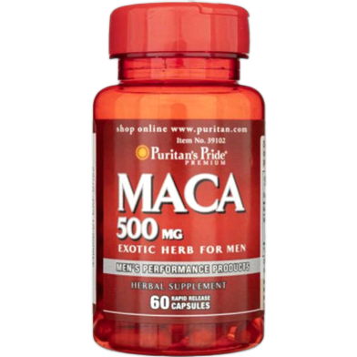 Puritan’s Pride Maca 500mg 60 Capsules image