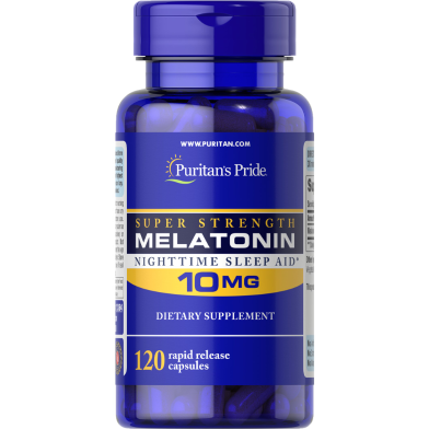 Puritan’s Pride Melatonin 10 mg 120 Capsules -523563142 image