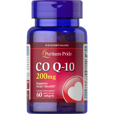 Puritan’s Pride Q-SORB Co Q-10 200 mg 60 Softgels image