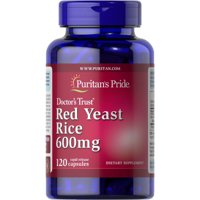 Puritan's Pride Red Yeast Rice 600mg 120 Count -524241756 image