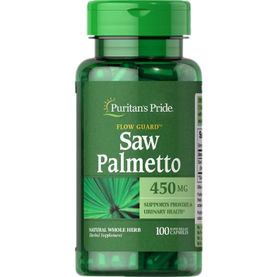 Puritan's Pride Saw Palmetto 450 Mg - 100 Count -321117813 image