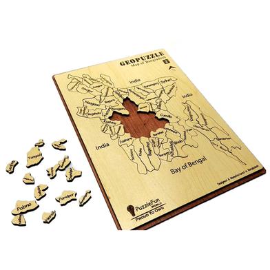 Puzzle Map of Bangladesh image