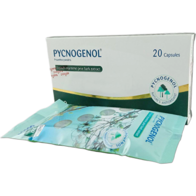 Pycnogenol 50 mg Capsule 10's Strip image