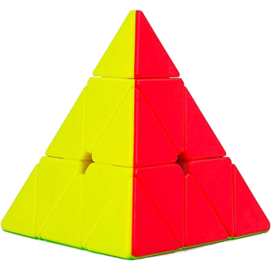 Pyramid High Speed Rubix Cube Multi Colour image
