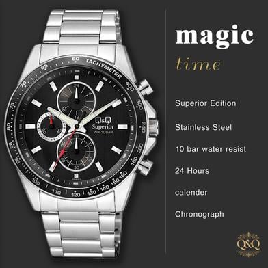 Montre Q&Q Chronograph Superior H312 - Quartz - Chronographe - Neuve Sans étiquette