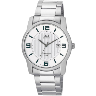 Q And Q Standard Analog White Dial Men's Watch image