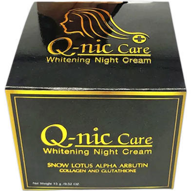 Q Nic Care Whitening Night Cream-15g image