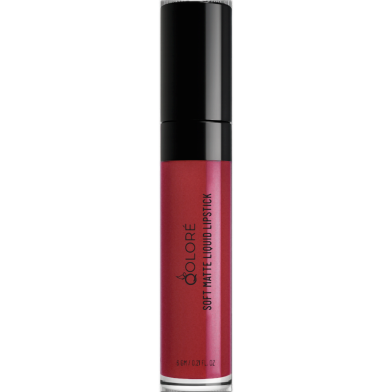 Qolore Soft Matte Liquid Lipstick Berry 11 Drop 6gm 1Pcs image