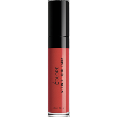 Qolore Soft Matte Liquid Lipstick Scarlet 6gm image