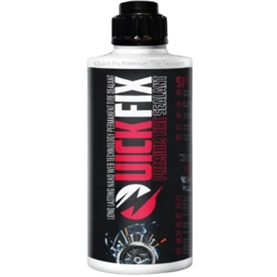 Quick Fix Premium Tire Sealant (2 Piece) for Motorcycle 450ml 2 Piece with QR Code Verification image