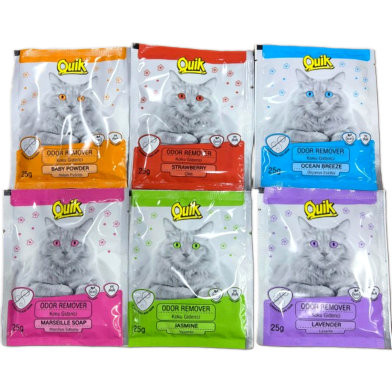Quik Odor Remover | Cat Litter Deodorize 25g Pack image
