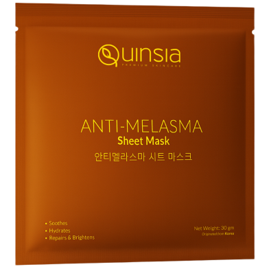 Quinsia Anti Melasma Sheet Mask 30gm image