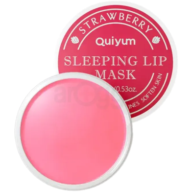 Quiyum Strawberry Sleeping Lip Mask - 15g image