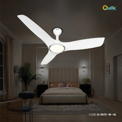 Qulik Aerovane 52 Inch Silent ABS Blade Remote Under Light Ceiling Fan image