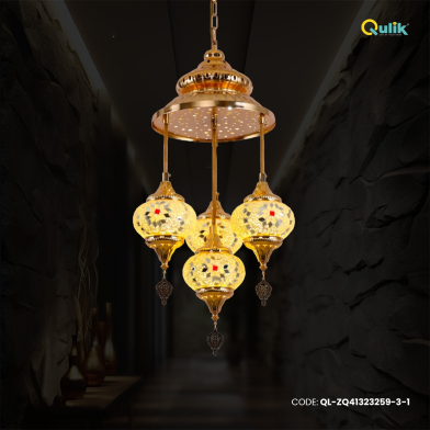 Qulik Modern Chandelier Decorative Hanging Turkish Style Ceiling Light image