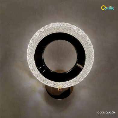 Qulik Modern Wall Lamp Concise Glass Single Head LED Lampshade image
