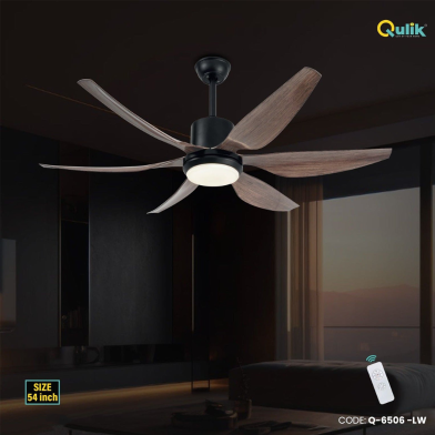 Qulik Silex 54 Inch Ceiling Fan (Light Wood) image