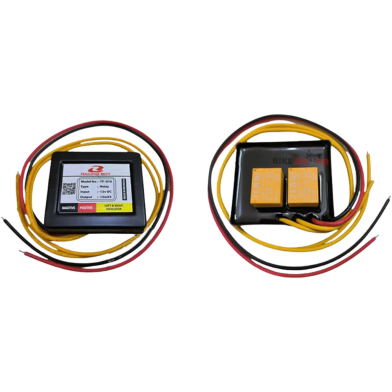 RCB (Racing Boy) Waterproof Universal 16 Mode Motorbike Hazard Flasher 16 Different Pattern Flasher Relay image