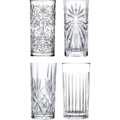 RCR Crystal Mixology Highball Tumblers 4 Pcs Set image
